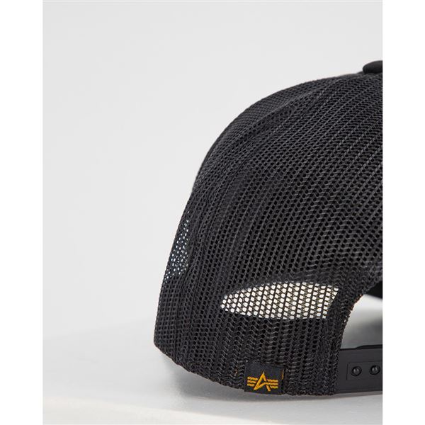 Alpha Industries Kšiltovka Label černá