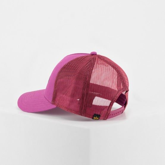 Alpha Industries Kšiltovka Label purpurová