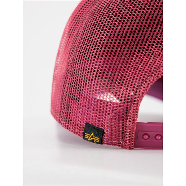 Alpha Industries Kšiltovka Label purpurová