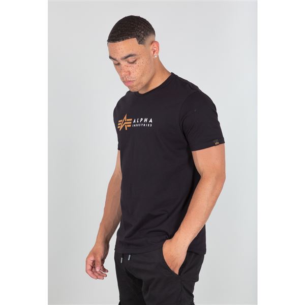 Alpha Industries Tričko Label černé, L