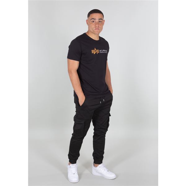 Alpha Industries Tričko Label černé, L