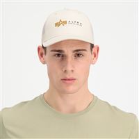 Alpha Industries Kšiltovka Label krémová