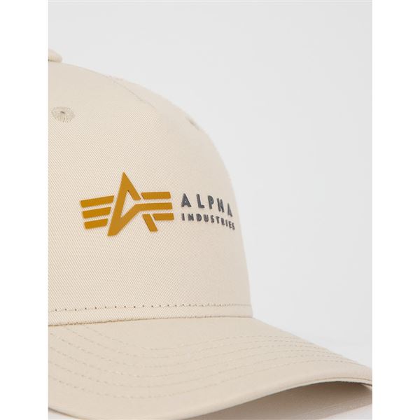 Alpha Industries Kšiltovka Label krémová