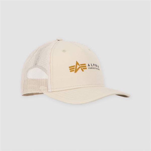 Alpha Industries Kšiltovka Label krémová