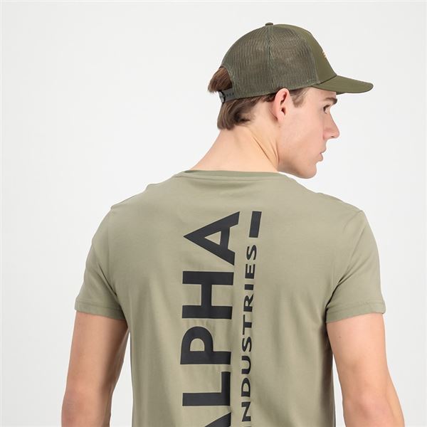 Alpha Industries Kšiltovka Label khaki