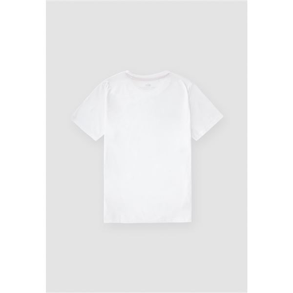 Alpha Industries Dětské tričko Label bílé, vel 8