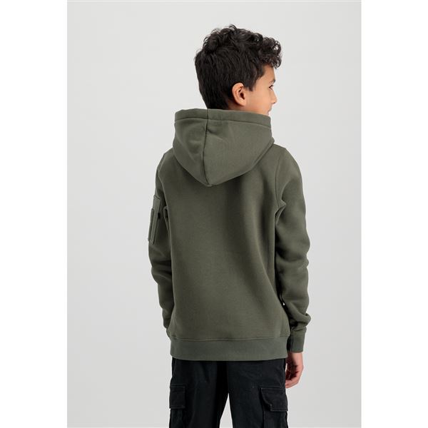 Alpha Industries Dětská mikina Label khaki, vel 8