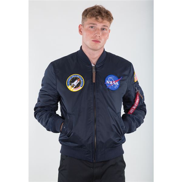 Alpha Industries Bunda MA-1 VF NASA, modrá M