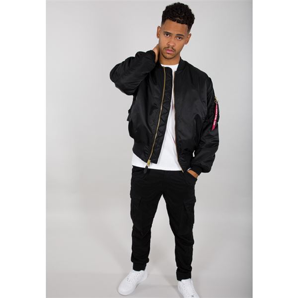 Alpha Industries Bunda MA-1 HERITAGE černá, L
