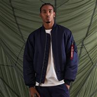 Alpha Industries Bunda MA-1 HERITAGE modrá, M