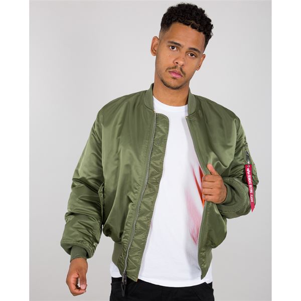 Alpha Industries Bunda MA-1 HERITAGE zelená, L