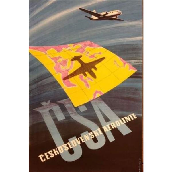 Magnetka ČSA retro, malá