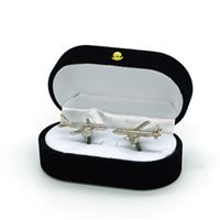 Manžetové knoflíčky Airbus A320, stříbrné