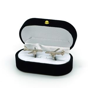 Manžetové knoflíčky Airbus A320, stříbrné