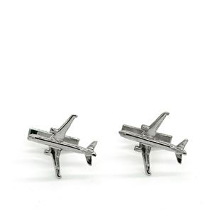 Manžetové knoflíčky Airbus A320, stříbrné