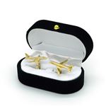 Manžetové knoflíčky Boeing 737, zlaté