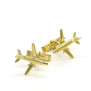 Manžetové knoflíčky Boeing 737, zlaté