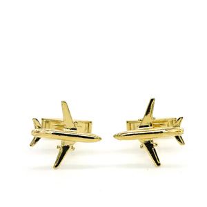 Manžetové knoflíčky Boeing 737, zlaté