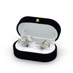 Manžetové knoflíčky Boeing 737, stříbrné