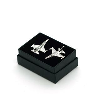 F16 Falcon Cufflinks, silver