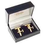 Piper Cherokee Cufflinks, gold