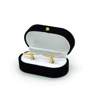 Manžetové knoflíčky Vrtule, zlaté