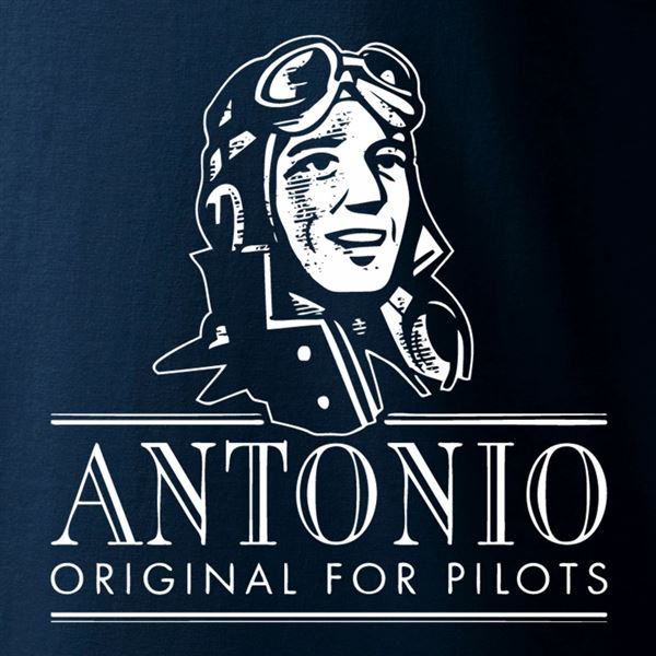 ANTONIO Tričko rogalo MOTOR HANG-GLIDING modré, L