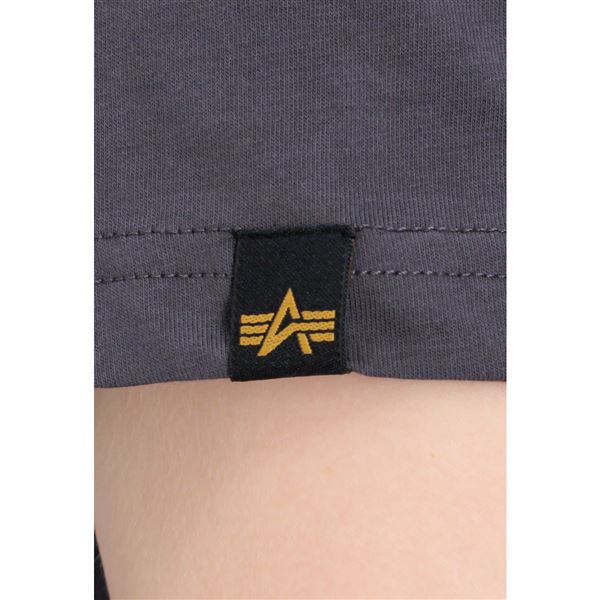 Alpha Industries Tričko dámské New Basic tm. šedé, S