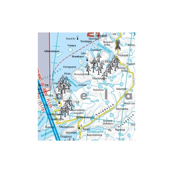 Norway Center South VFR Chart 2023