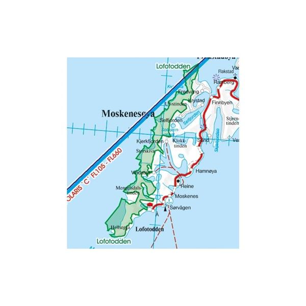 Norway Center South VFR Chart 2023