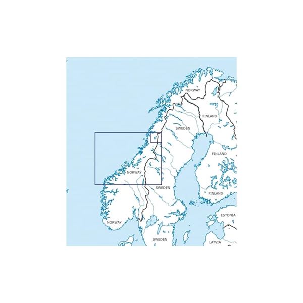 Norway Center South VFR Chart 2023
