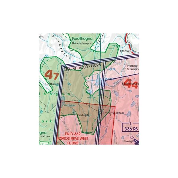 Norway Center South VFR Chart 2023