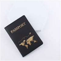 Passport Cover - Earth, black