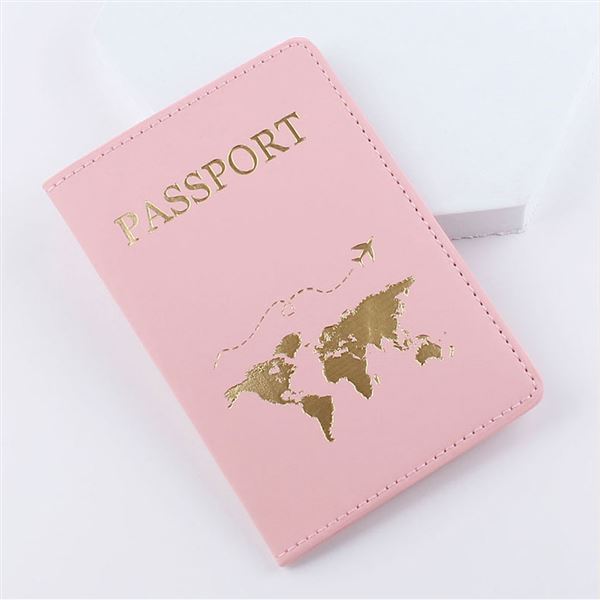 Passport Cover - Earth, pink