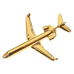 DC-9/MD-81 Pin Badge, gold