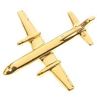 Saab 2000 Pin Badge, gold