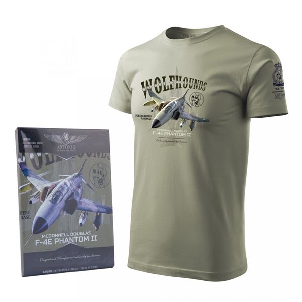 ANTONIO T-shirt with fighter F-4E PHANTOM II, L