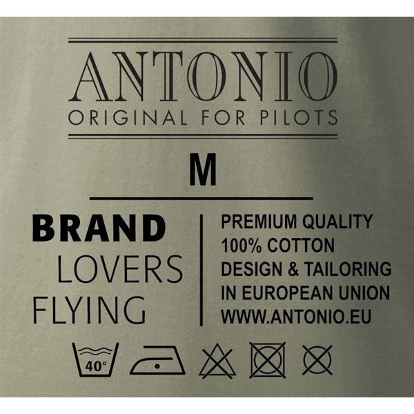 ANTONIO T-shirt with fighter F-4E PHANTOM II, L