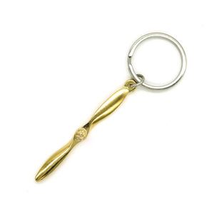 Přívěšek na klíče vrtule, zlatý