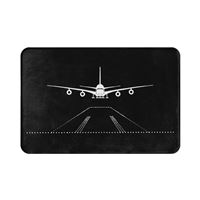 "Landing" Doormat, black