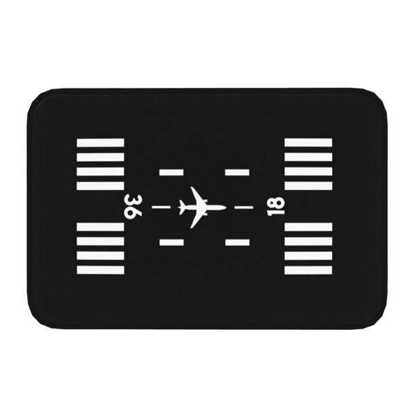 Runway Doormat, black