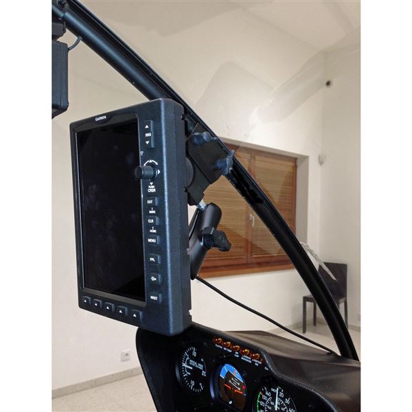 GPS, tablet holder for Robinson R22, R44, R66