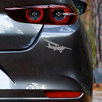 Sticker Cessna 172 large, Large - Grey