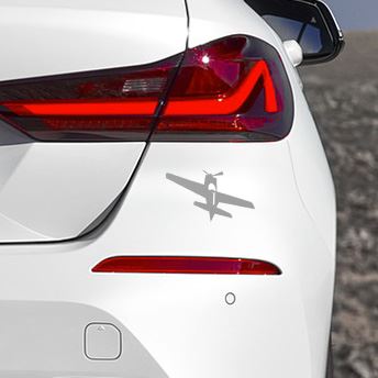 Sticker EXTRA-300, Small - Grey