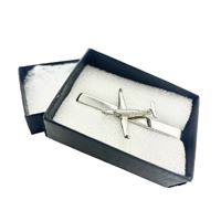 Spona Pilatus PC-12, stříbrná