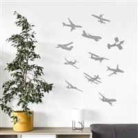 Set Samolepek Velké - Šedé