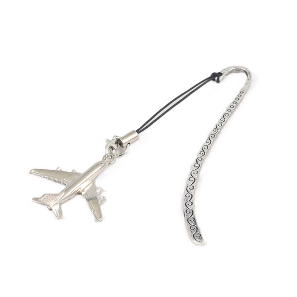 Záložka do knihy Airbus A380, stříbrná