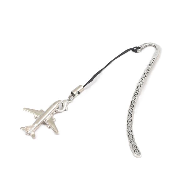 Záložka do knihy Boeing 737, stříbrná