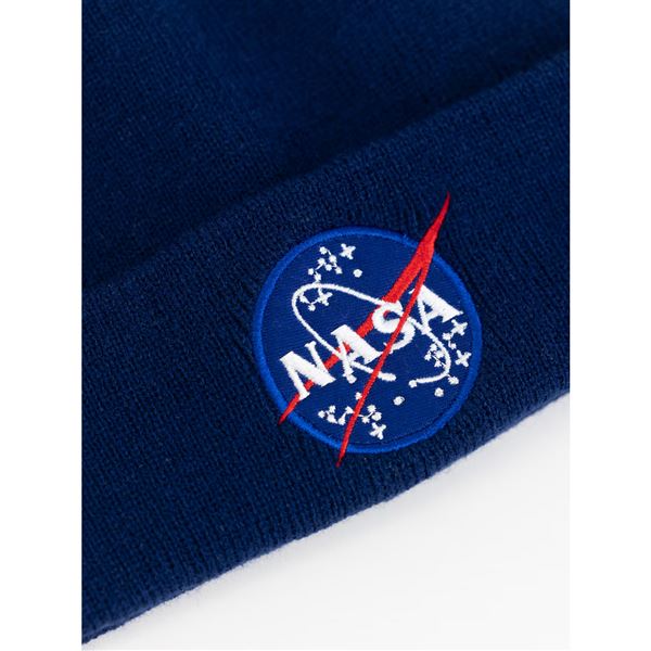 Alpha Industries Čepice NASA modrá