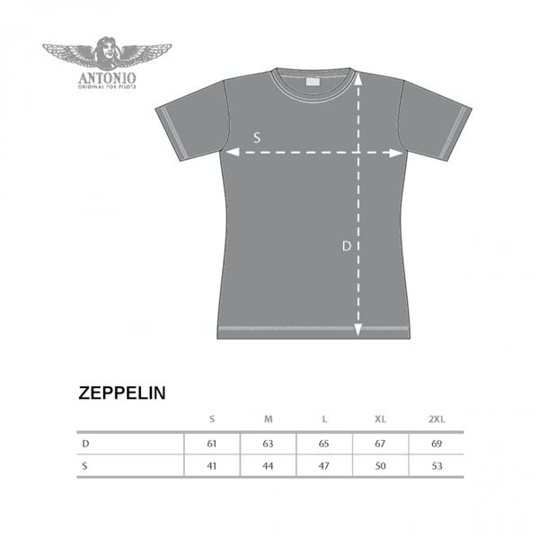 ANTONIO Women T-Shirt ZEPPELIN, XL